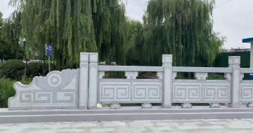 福州 芝麻灰桥栏杆、河道栏杆安装效果