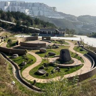 福州仿古石铺装整体效果