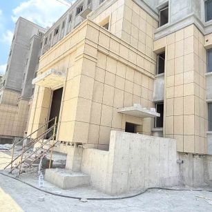 福州 黄金麻干挂，工地实拍