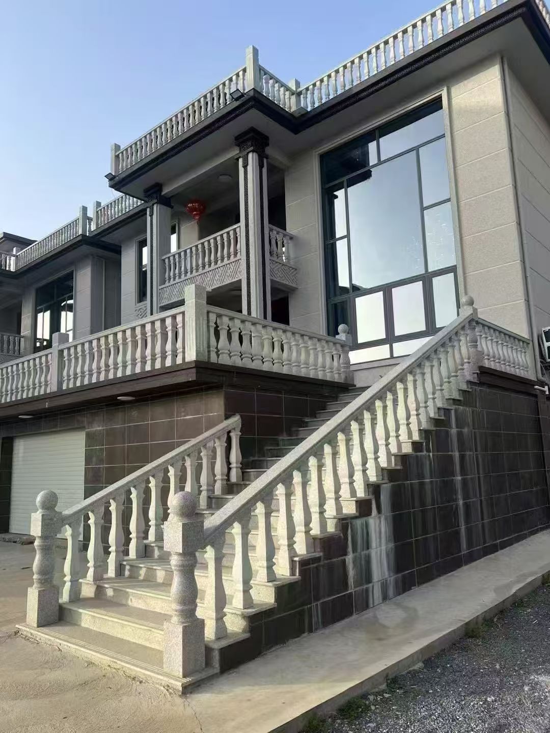 福州 芝麻白别墅阳台栏杆，楼梯栏杆