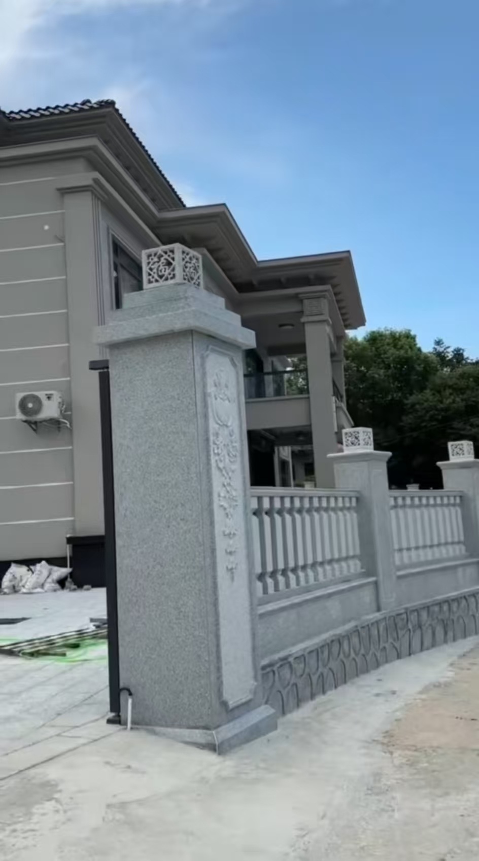 福州 芝麻白别墅围墙栏杆，私人订制