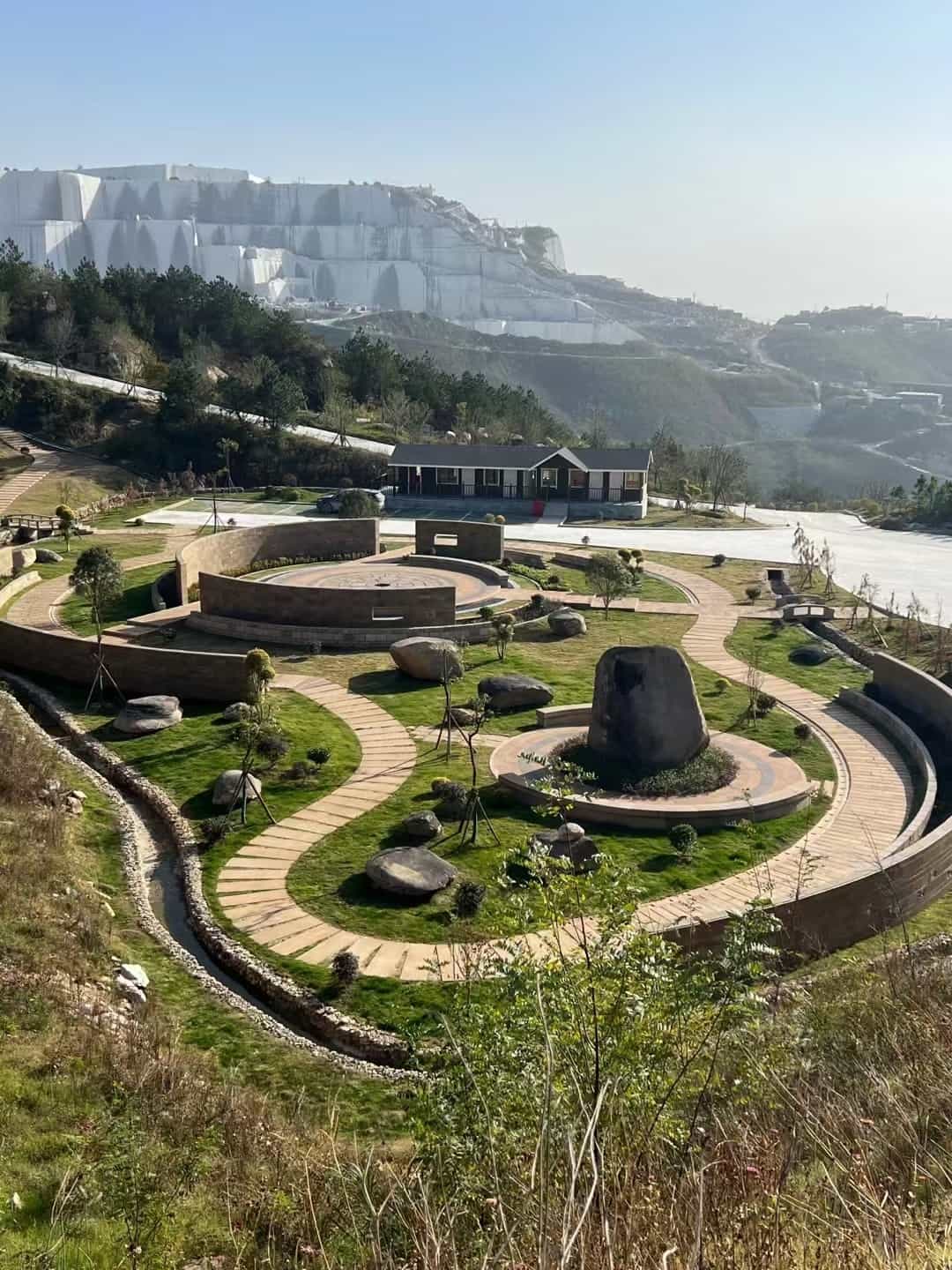 福州仿古石铺装整体效果