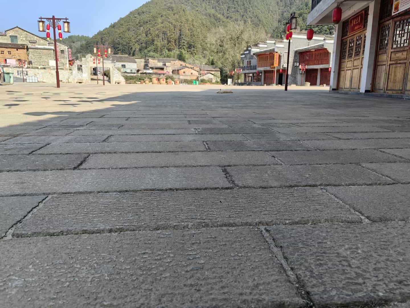福州仿古石铺装效果