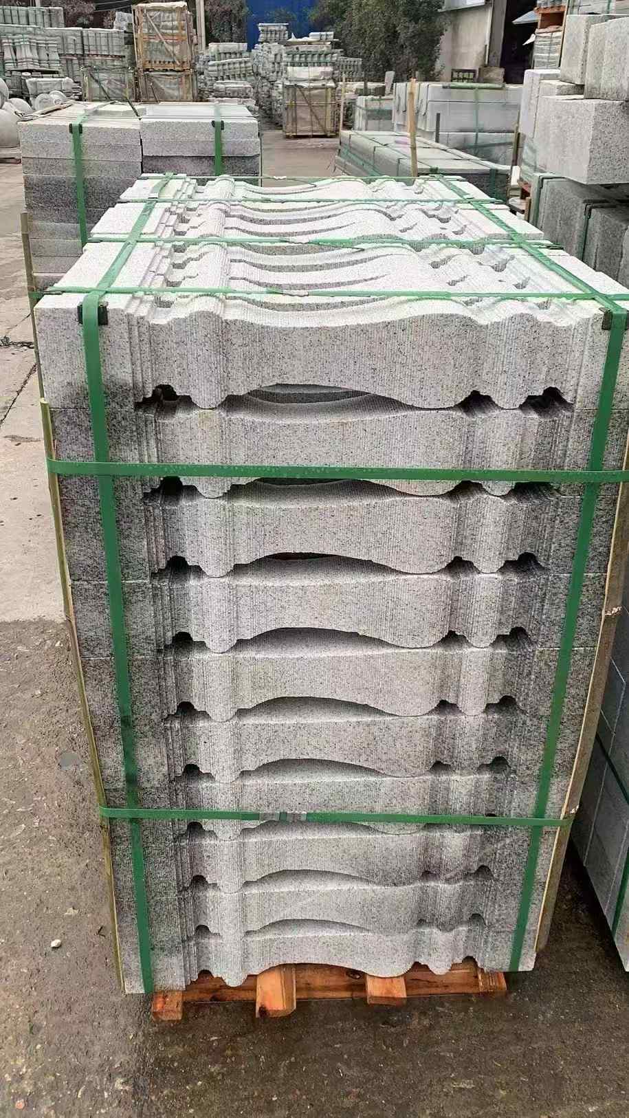 福州 芝麻白方形拉丝面，栏杆花瓶柱