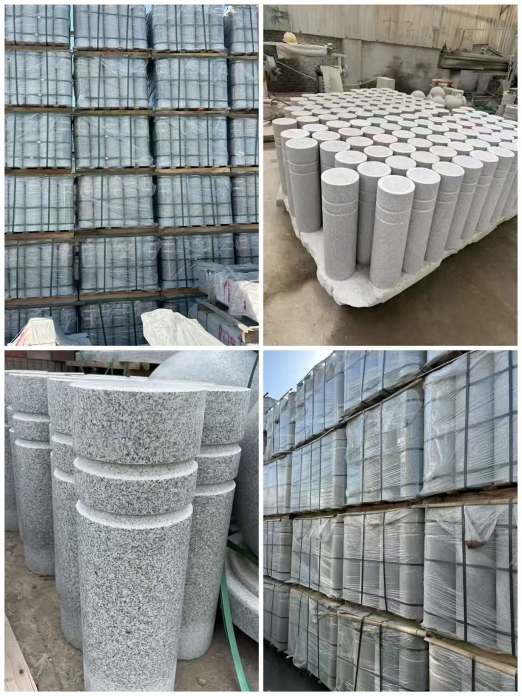 福州 芝麻白花岗岩挡车柱、隔离柱多少钱